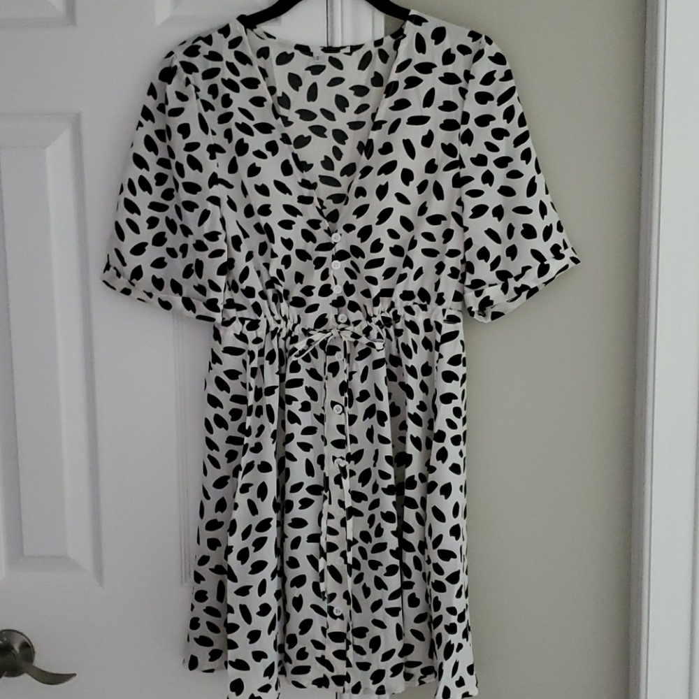 ShadyLady b&w patterned dress - Picture 1 of 1